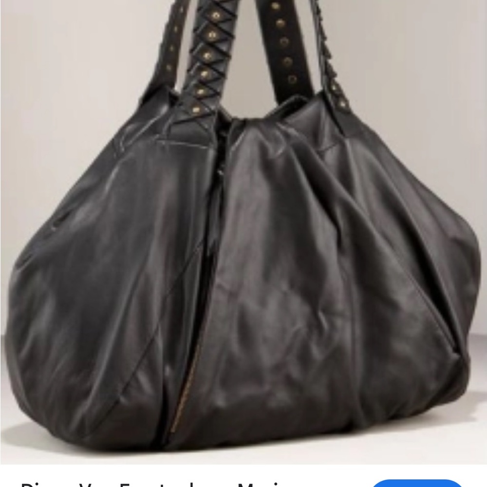 Diane Von Furstenberg Marisa Draped Wrap Hobo